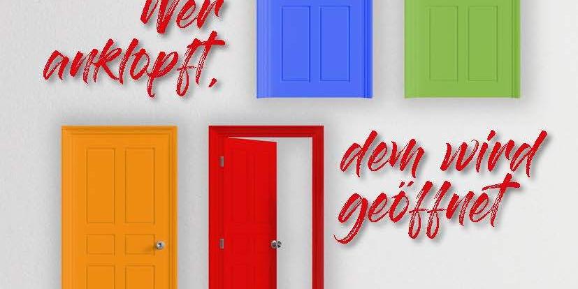 Wer anklopft, dem wird geöffnet